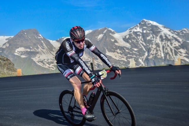 Michael beim Radfahren